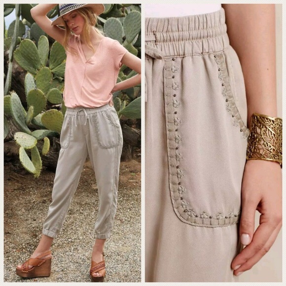 Anthropologie Hei Hei Studded Cargo Joggers - Picture 2 of 8